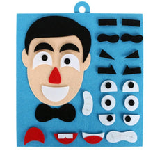 将图片加载到图库查看器,Children Learning Funny Set Kid DIY Toys Emotion Change Puzzle Toys Baby Creative Facial Expression Improve Hands-on Ability Toy