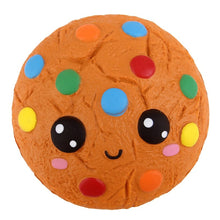 将图片加载到图库查看器,Jumbo Cheese Chocolate Biscuits Cute Squishy Slow Rising Soft Squeeze Toy Phone Strap Scented Relieve Stress Funny Kid Xmas Gift