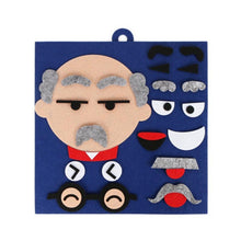 将图片加载到图库查看器，Children Learning Funny Set Kid DIY Toys Emotion Change Puzzle Toys Baby Creative Facial Expression Improve Hands-on Ability Toy
