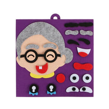 将图片加载到图库查看器，Children Learning Funny Set Kid DIY Toys Emotion Change Puzzle Toys Baby Creative Facial Expression Improve Hands-on Ability Toy
