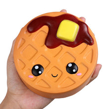 将图片加载到图库查看器，Jumbo Cheese Chocolate Biscuits Cute Squishy Slow Rising Soft Squeeze Toy Phone Strap Scented Relieve Stress Funny Kid Xmas Gift
