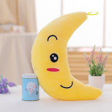 将图片加载到图库查看器，34CM Creative Toy Luminous Pillow Soft Stuffed Plush Glowing Colorful Stars Cushion Led Light Toys Gift For Kids Children Girls

