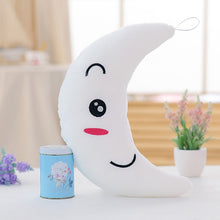 将图片加载到图库查看器，34CM Creative Toy Luminous Pillow Soft Stuffed Plush Glowing Colorful Stars Cushion Led Light Toys Gift For Kids Children Girls
